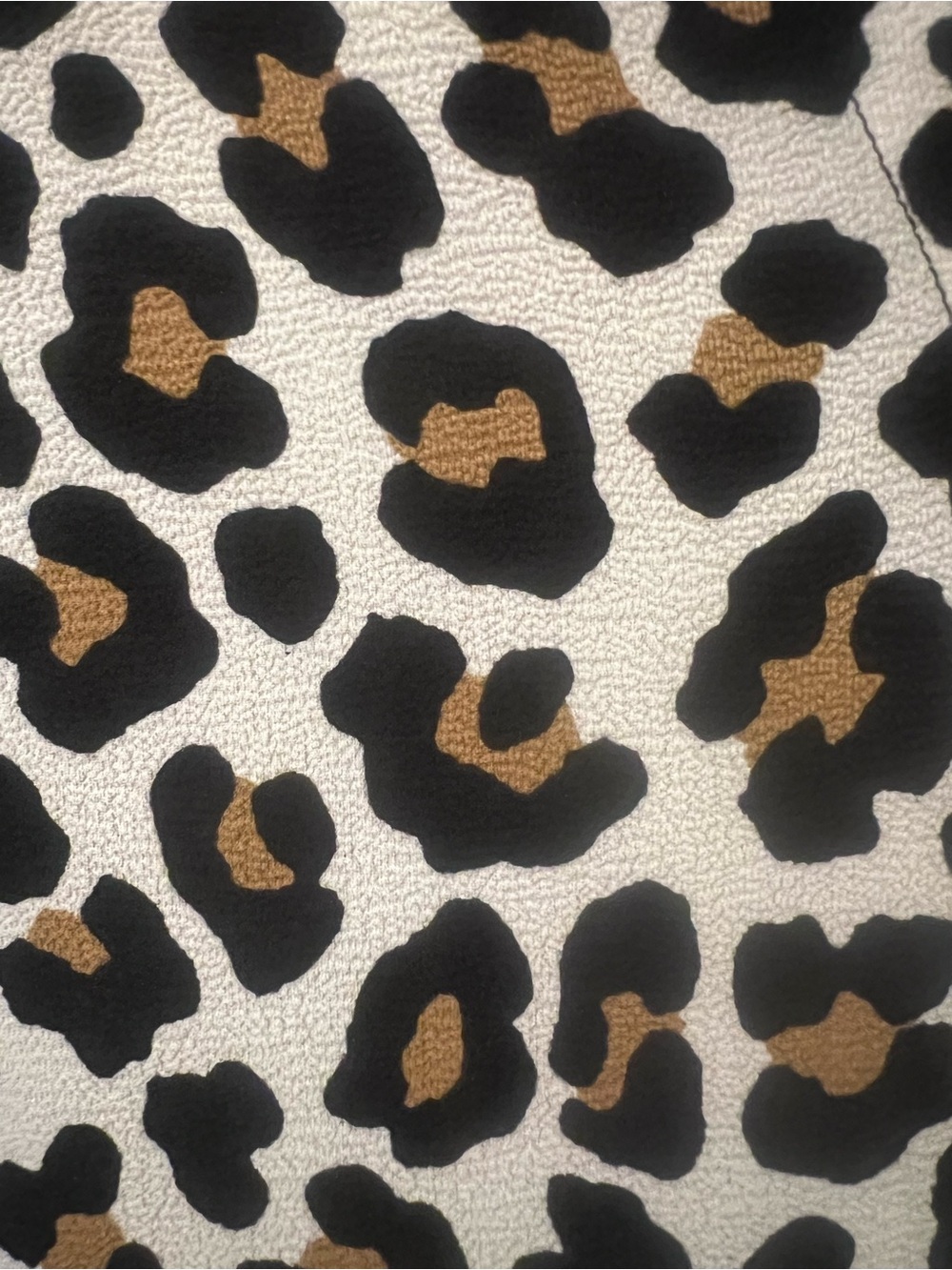 NWOT Michael Kors Women’s Leopard Print V-Neck Bracelet Sleeve Fall Blouse Large - Picture 7 of 8